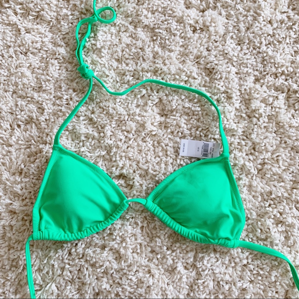 Neon Green Aerie/American Eagle Triangle Top
